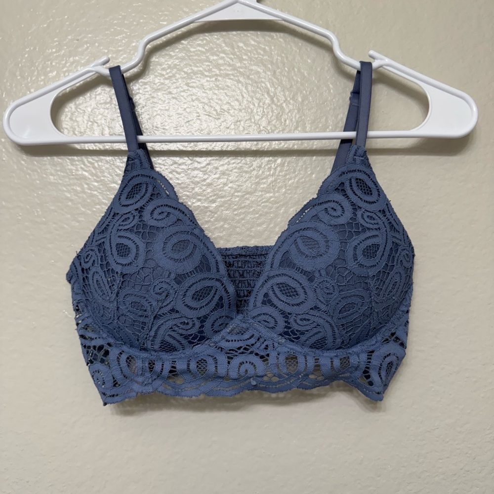 Lace Bralette in Blue